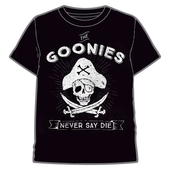 The Goonies Never Say Die Erwachsene T-Shirt Produktfoto