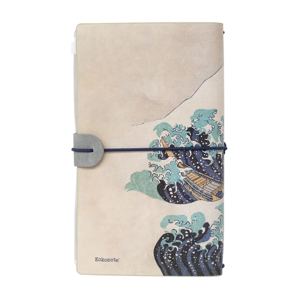 The Great Wave of Kanagawa Hokusai Notizbuch Produktfoto