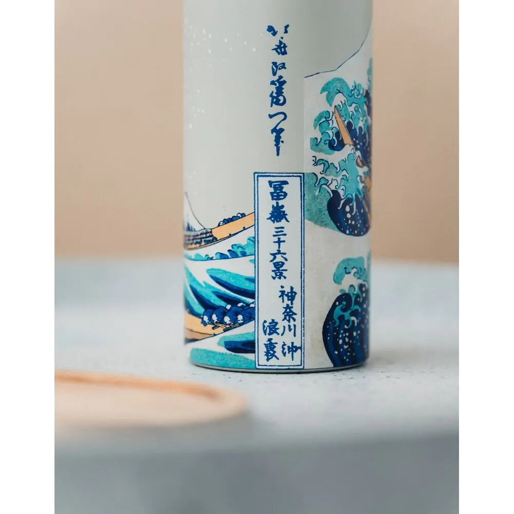 The Great Wave of Kanagawa Hokusai Edelstahl Flasche 500ml Produktfoto