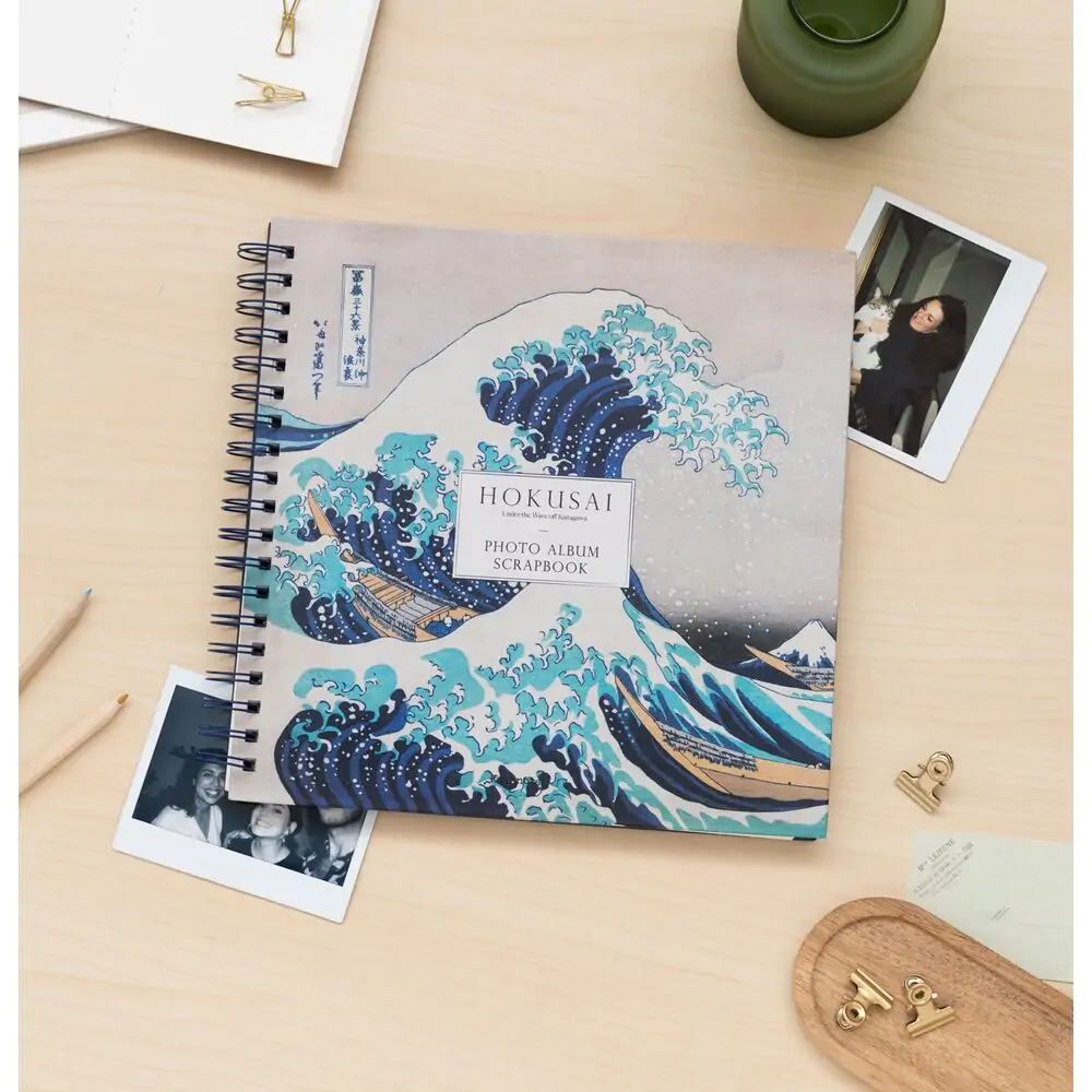 The Great Wave of Kanagawa Hokusai Scrapbook Fotoalbum Produktfoto