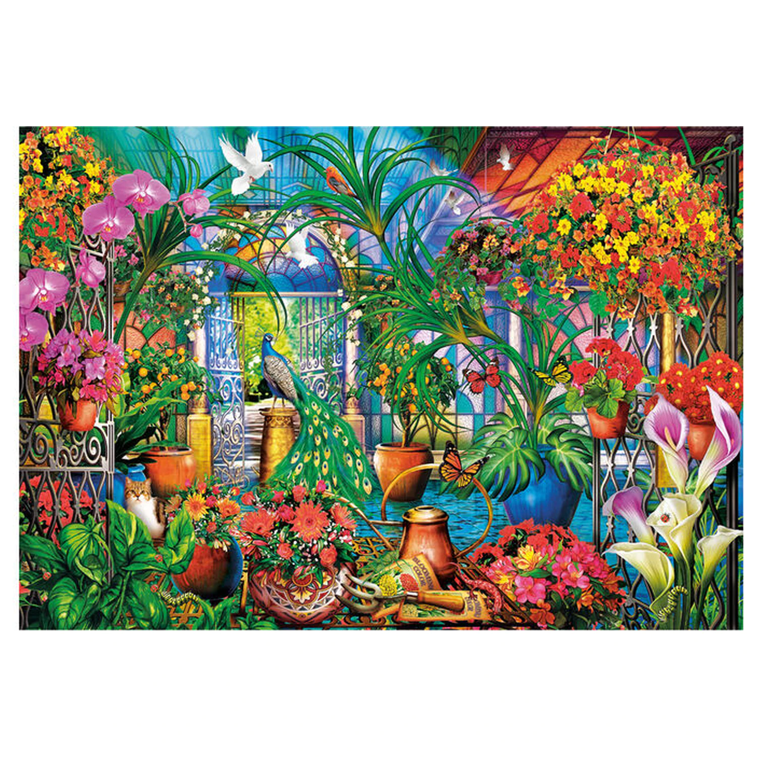 The Greenhouse Caretakers Puzzle 500 Teile Produktfoto
