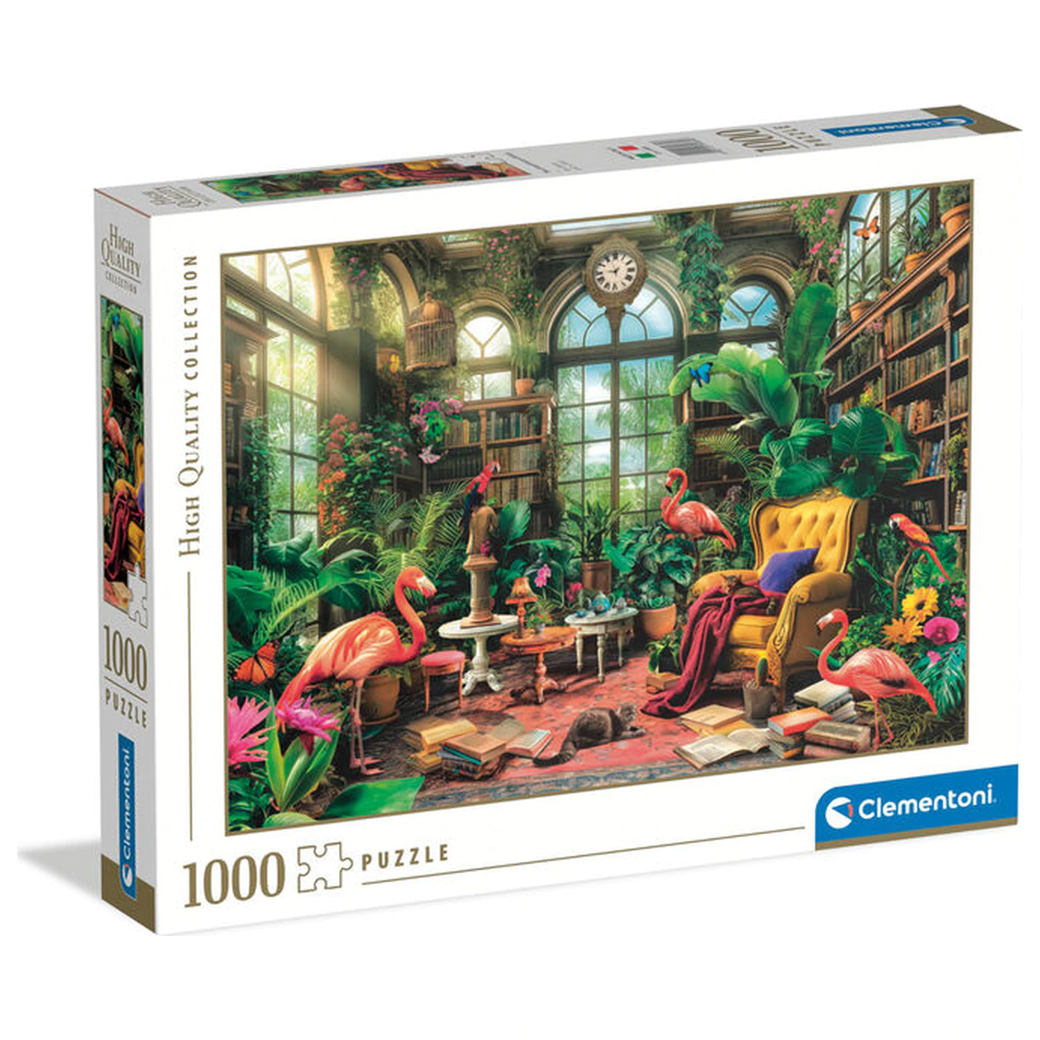 The Greenhouse Library Puzzle 1000 Teile Produktfoto