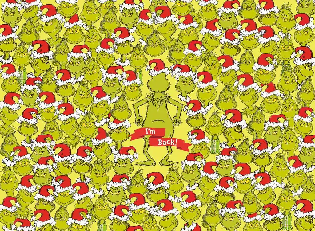 The Grinch Puzzle Herausforderung Merry Grinchmas (500 Teile) Produktfoto
