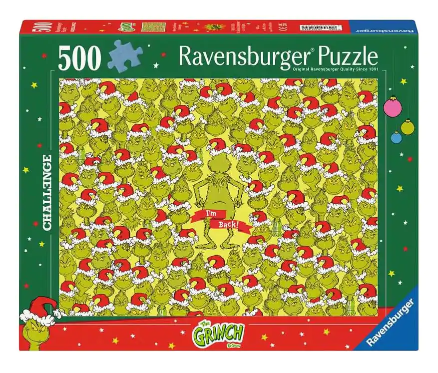 The Grinch Puzzle Herausforderung Merry Grinchmas (500 Teile) Produktfoto