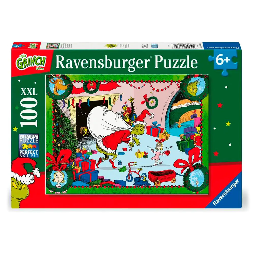 The Grinch XXL Puzzle 100 Teile Produktfoto