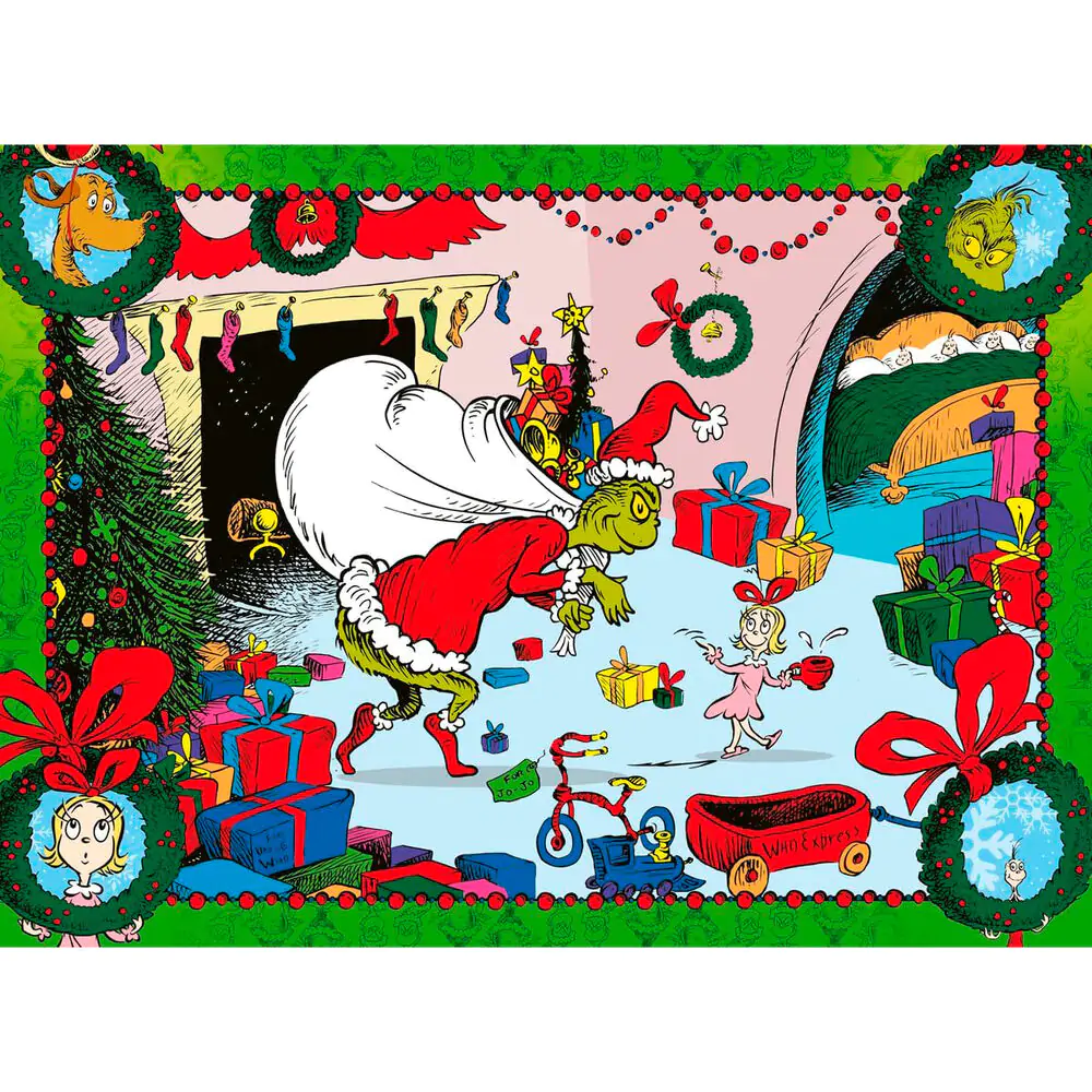 The Grinch XXL Puzzle 100 Teile Produktfoto