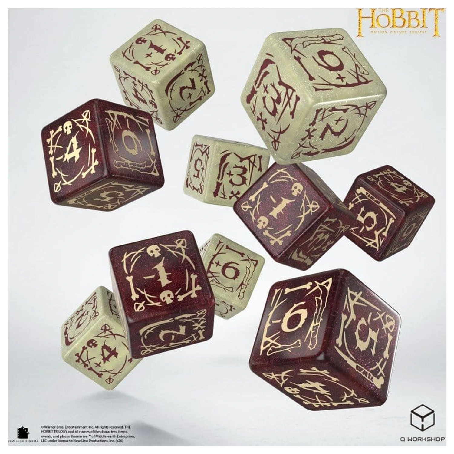 The Hobbit: 10 W6 Würfel Set Goblins Produktfoto