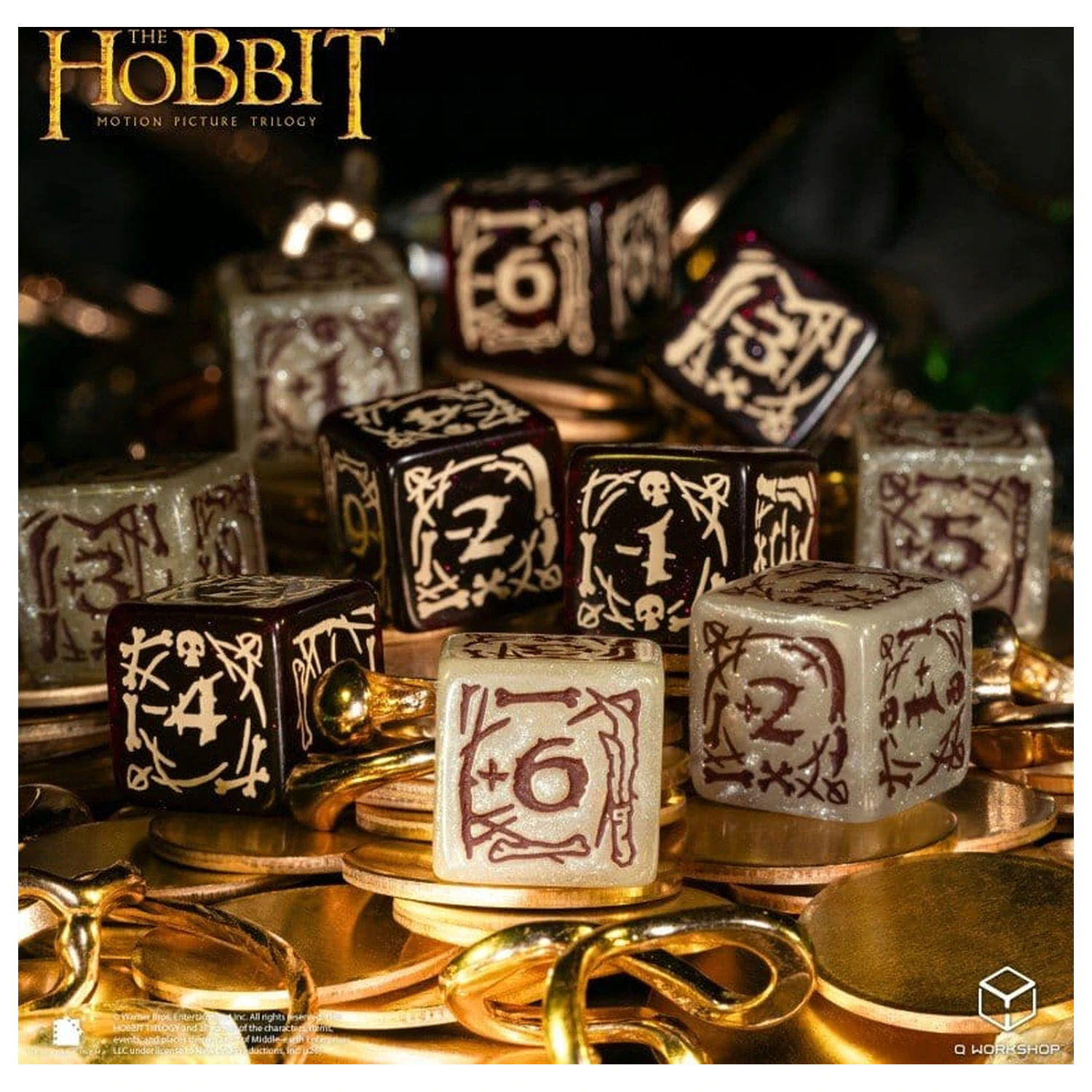The Hobbit: 10 W6 Würfel Set Goblins Produktfoto
