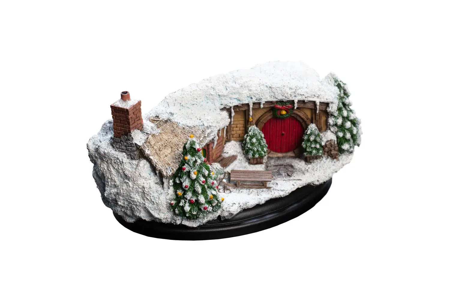 Der Hobbit Eine unerwartete Reise Statue Beutelhaldenweg 35 Christmas Edition 7 cm termékfotó