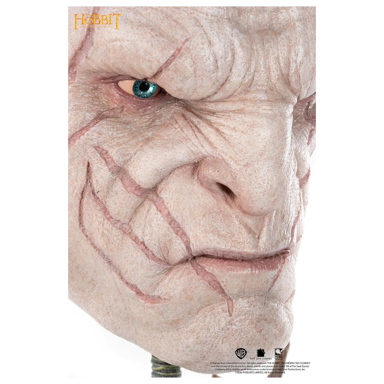 Der Hobbit Kunst-Maske Azog Replika 1/1 54 Zentimeter Produktfoto