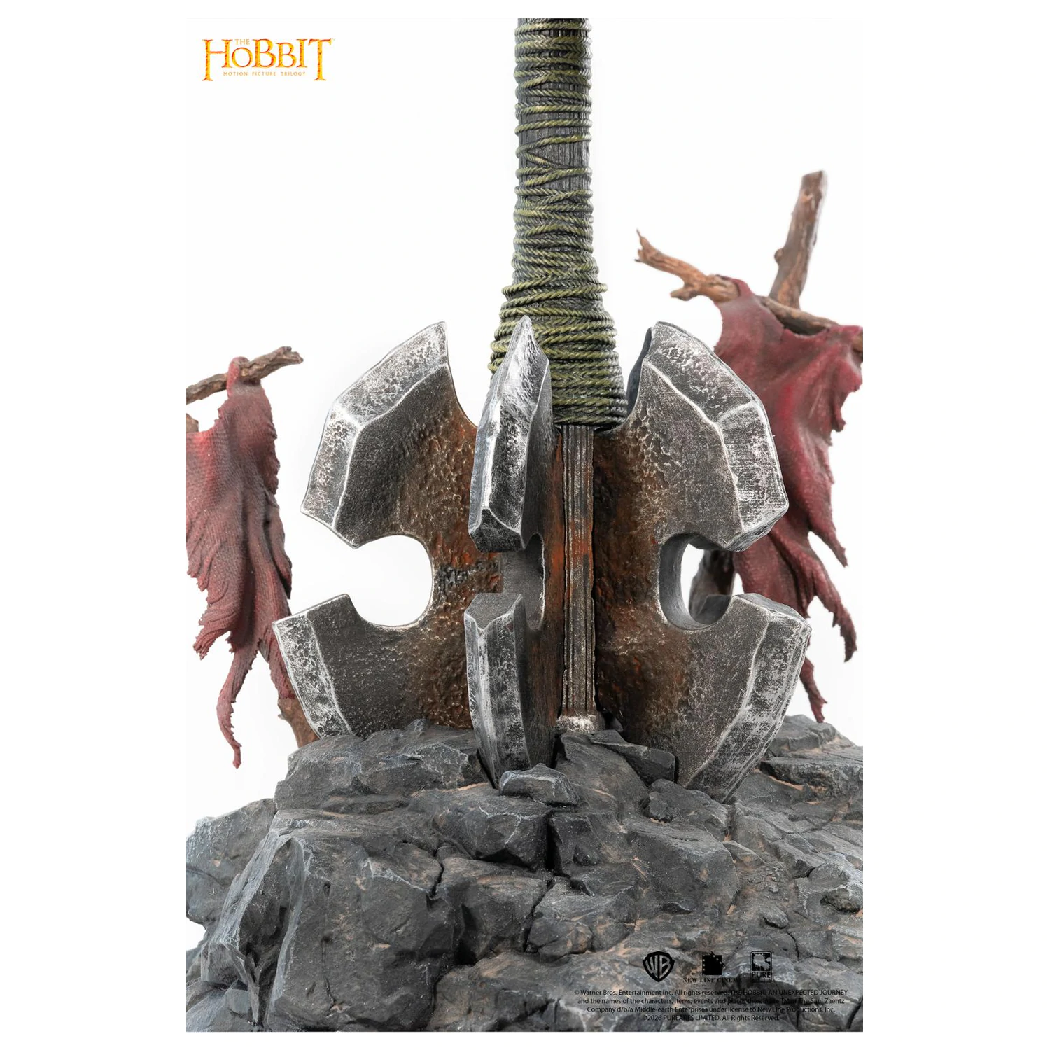 Der Hobbit Kunst-Maske Azog Replika 1/1 54 Zentimeter Produktfoto