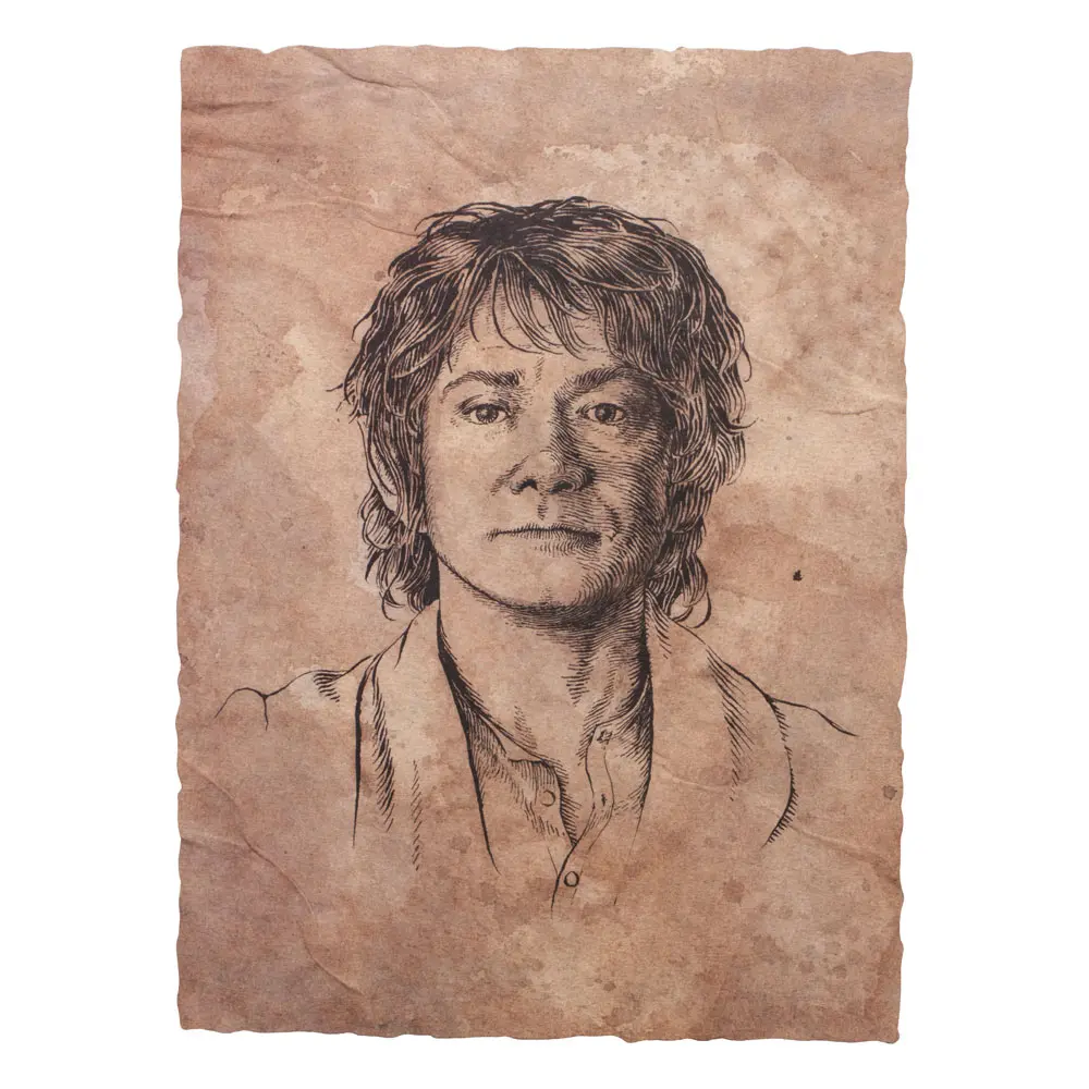 Der Hobbit Kunstdruck Portrait of Bilbo Baggins 21 x 28 cm termékfotó