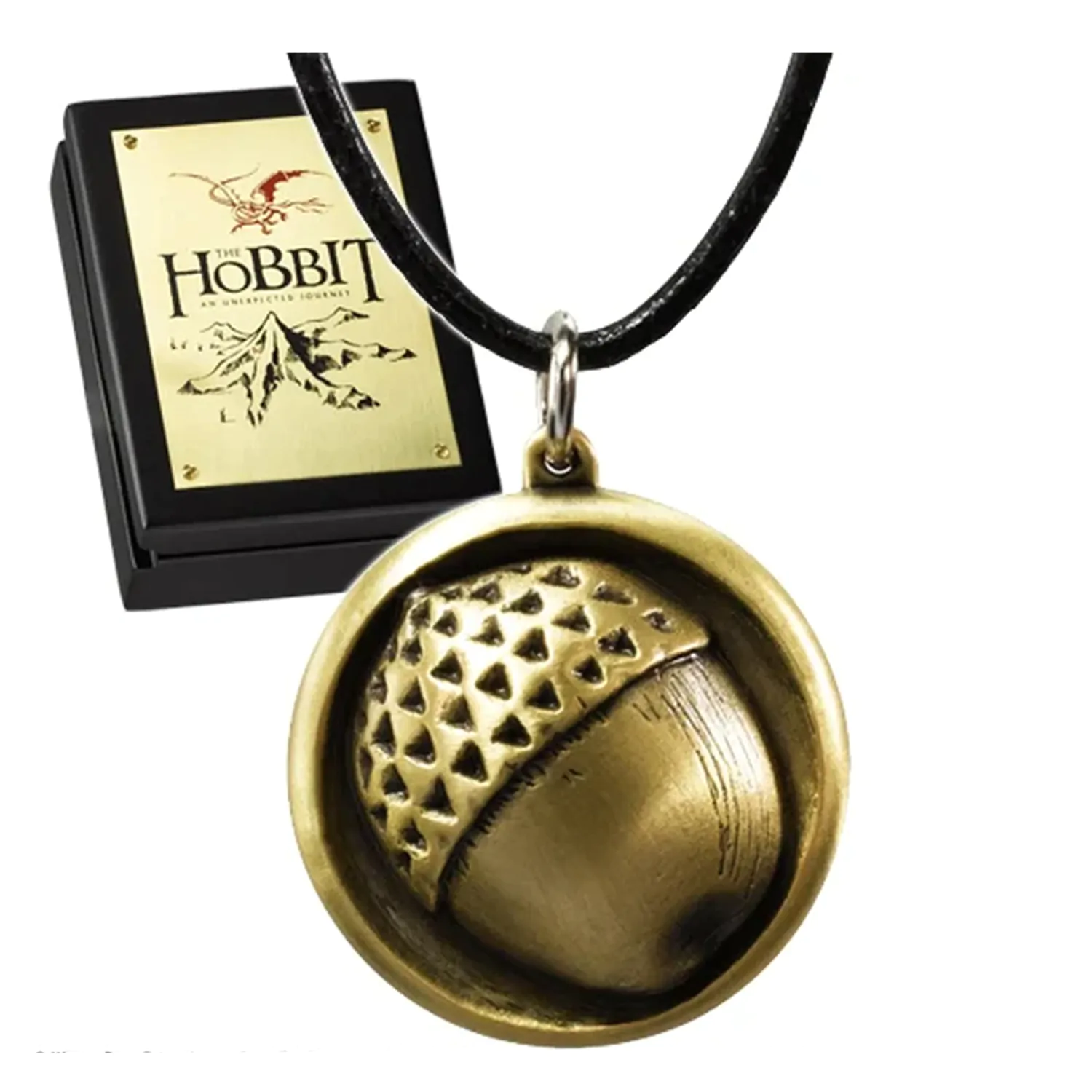 The Hobbit Leather Chain Bilbo Button Anhänger Produktfoto