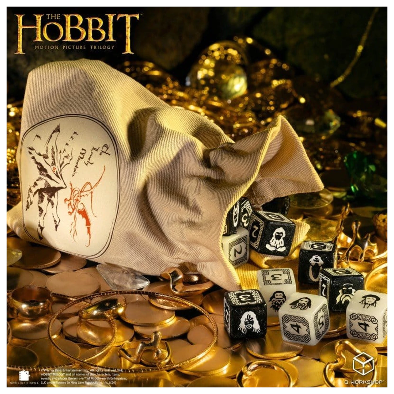 The Hobbit Würfelbeutel Erebor Produktfoto
