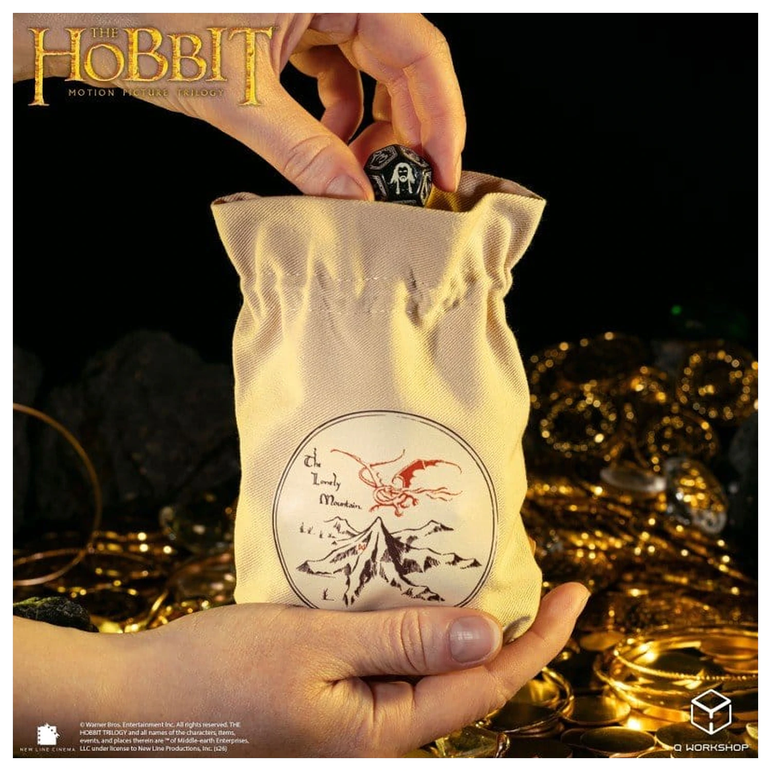 The Hobbit Würfelbeutel Erebor Produktfoto