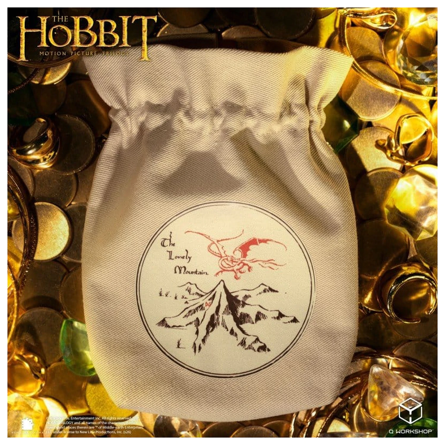 The Hobbit Würfelbeutel Erebor Produktfoto