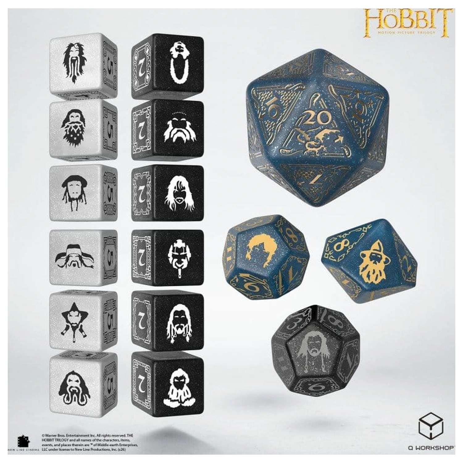 The Hobbit TCG Würfel Set von 16 Aether Vale Produktfoto
