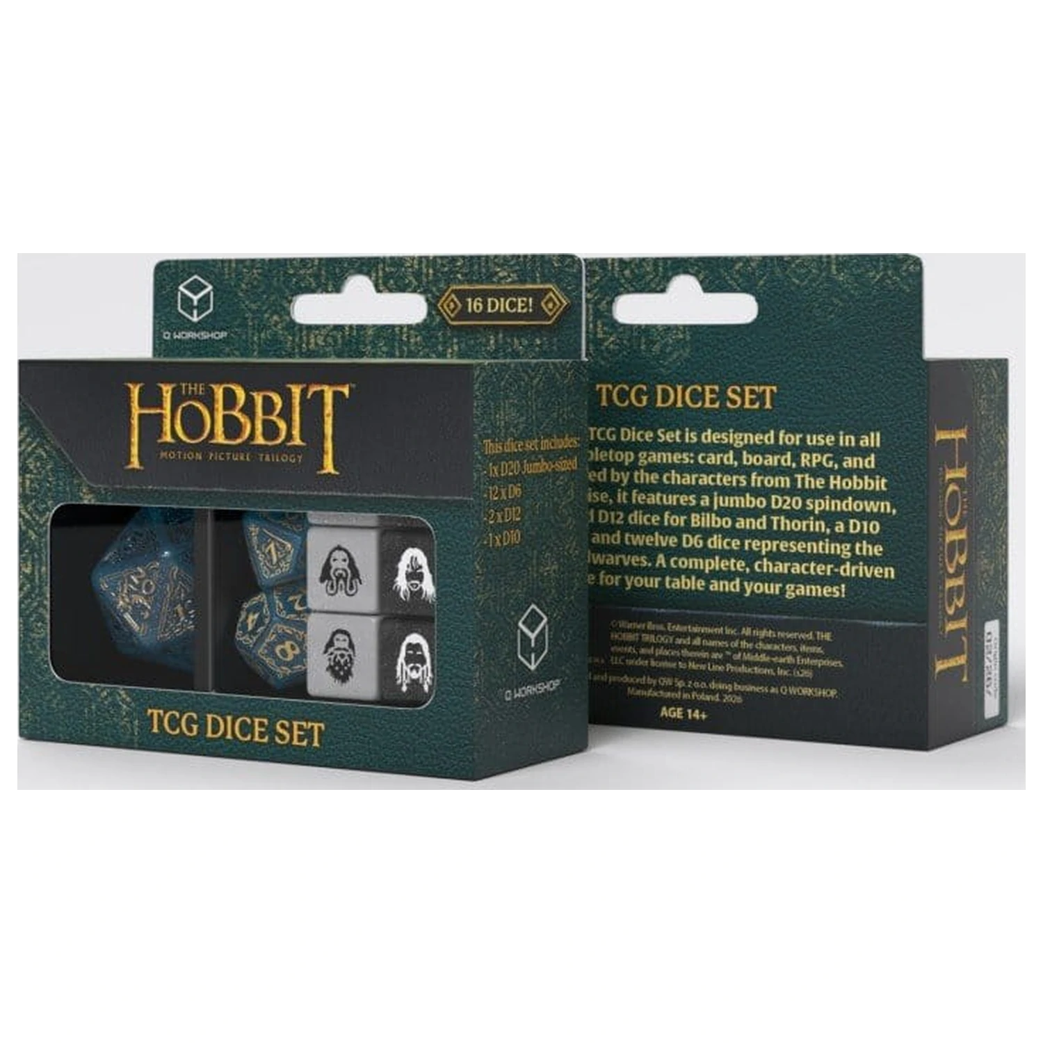 The Hobbit TCG Würfel Set von 16 Aether Vale Produktfoto