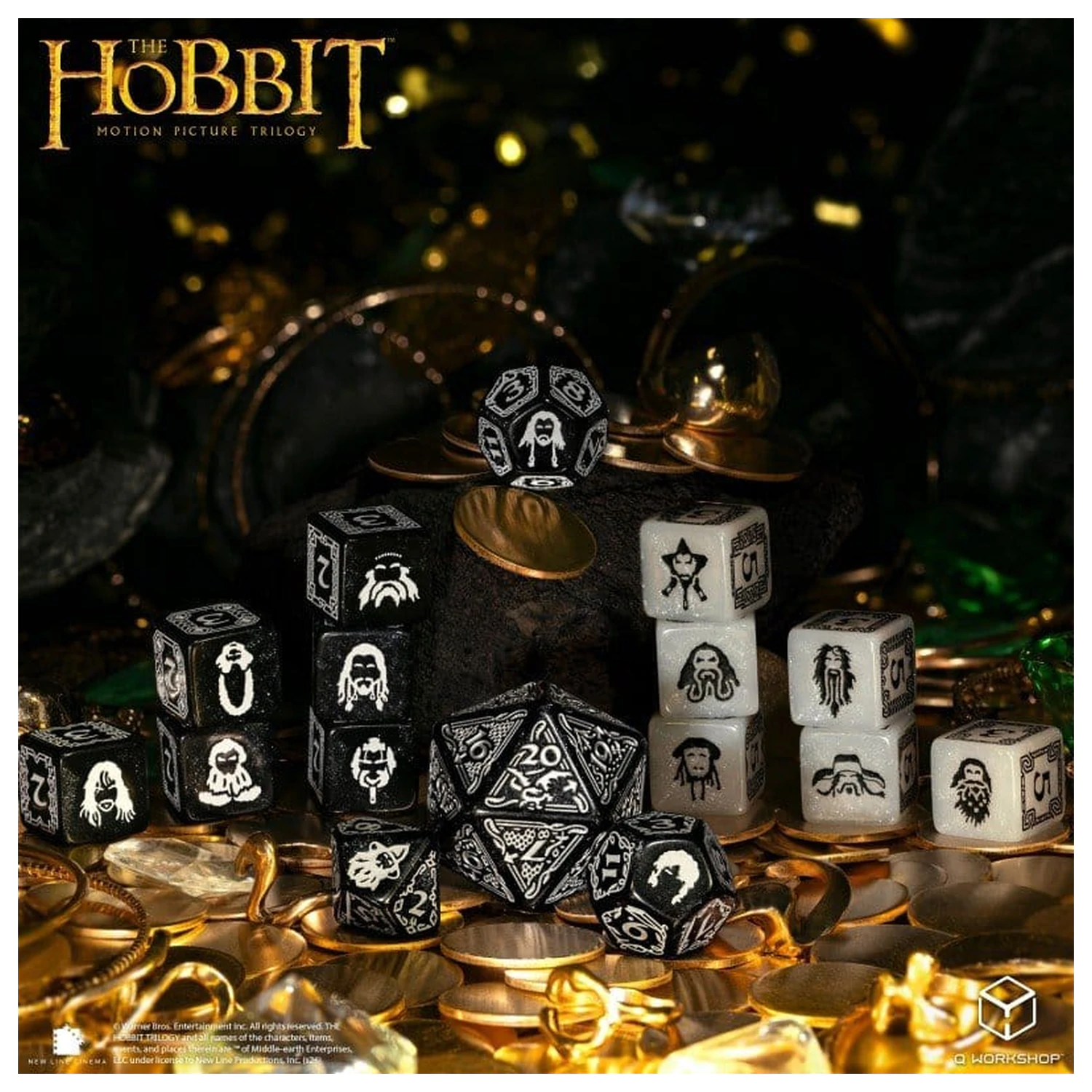The Hobbit TCG Würfel-Set von 16 Umbral Hollow Produktfoto