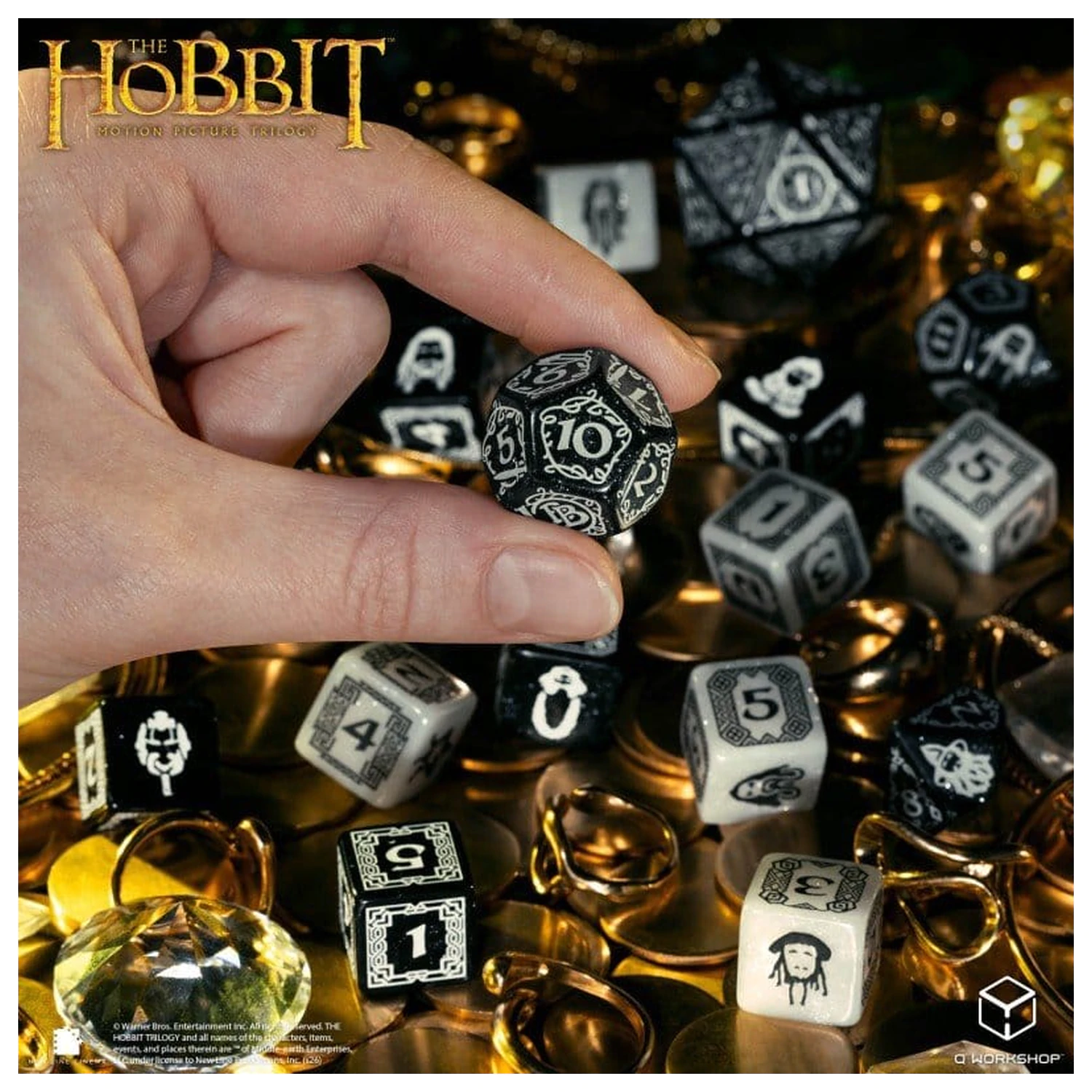 The Hobbit TCG Würfel-Set von 16 Umbral Hollow Produktfoto
