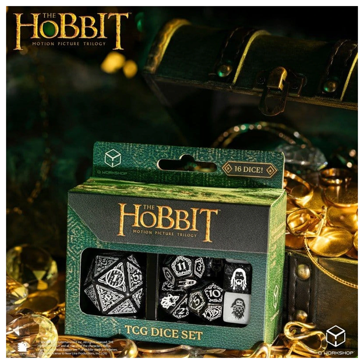The Hobbit TCG Würfel-Set von 16 Umbral Hollow Produktfoto