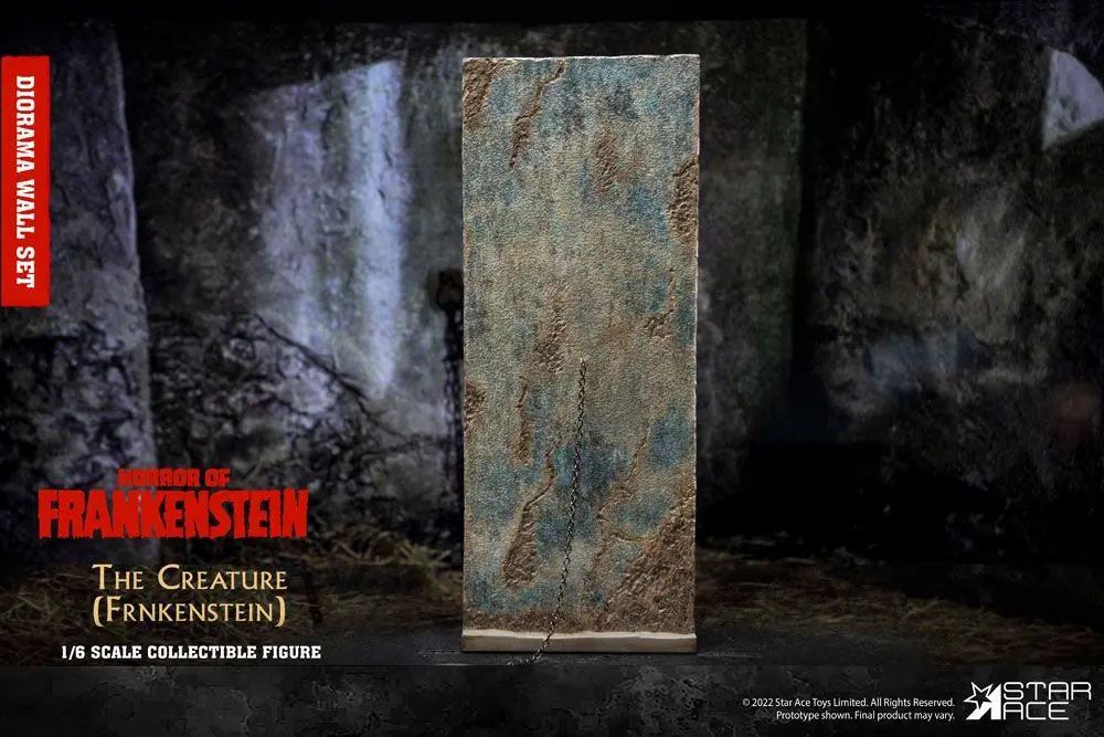 Frankensteins Schrecken My Favourite Movie Zubehör Set 1/6 Diorama Wand Produktfoto