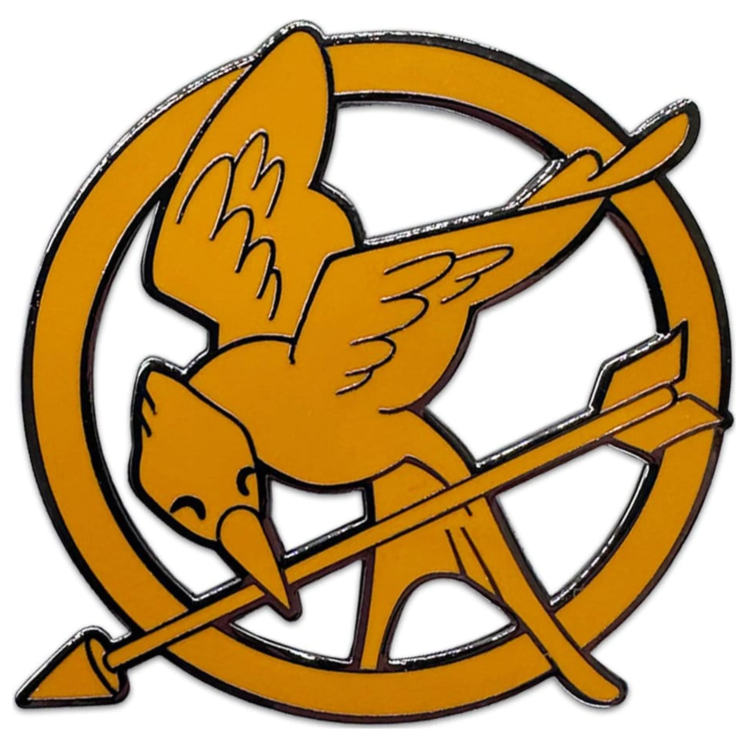 Die Hunger Games Pin Anstecknadel Mockingjay 5 cm Produktfoto