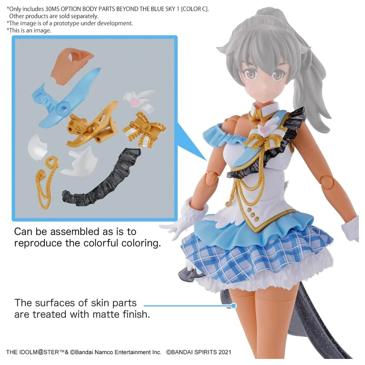 THE iDOLM@STER - Optionskörperteile jenseits des blauen Himmels 1 Farbe C - Modellbausatz Produktfoto