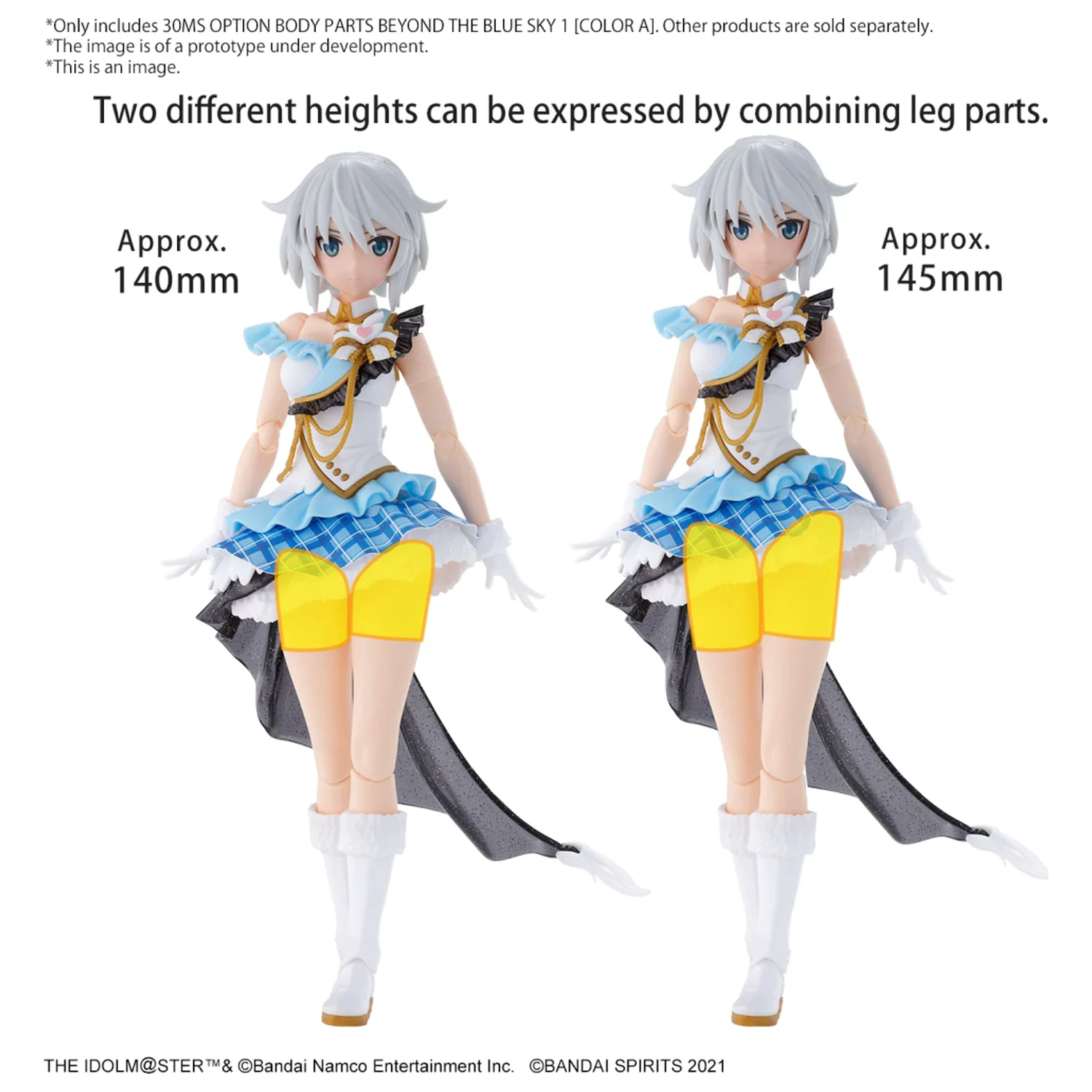 The Idolmaster 30MS Option Körperteile Beyond the Blue Sky 1 - Modellbausatz Produktfoto