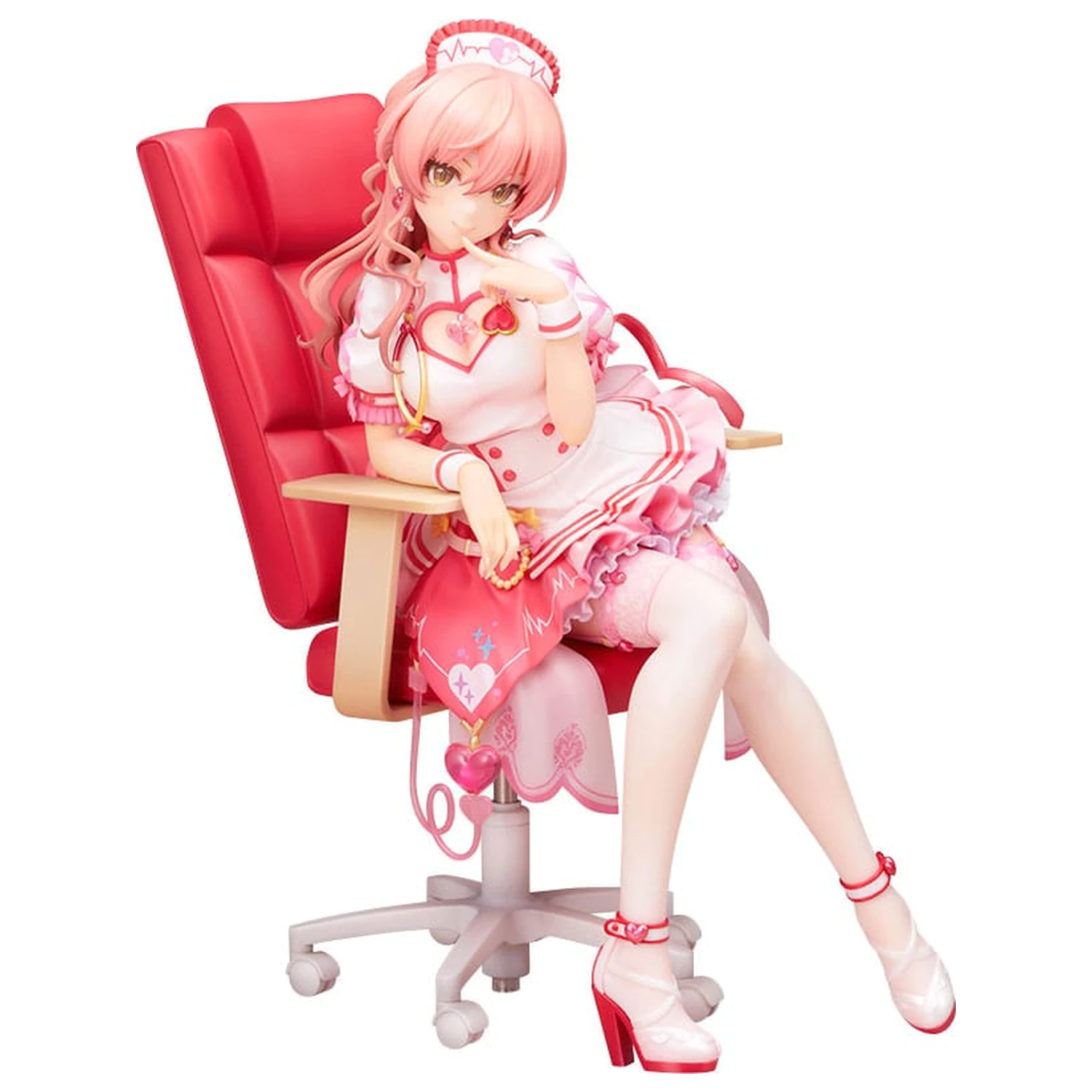The Idolmaster Cinderella Girls PVC Statue 1/7 Mika Jougasaki Halloween Love Nurse Ver. 20 Zentimeter Produktfoto