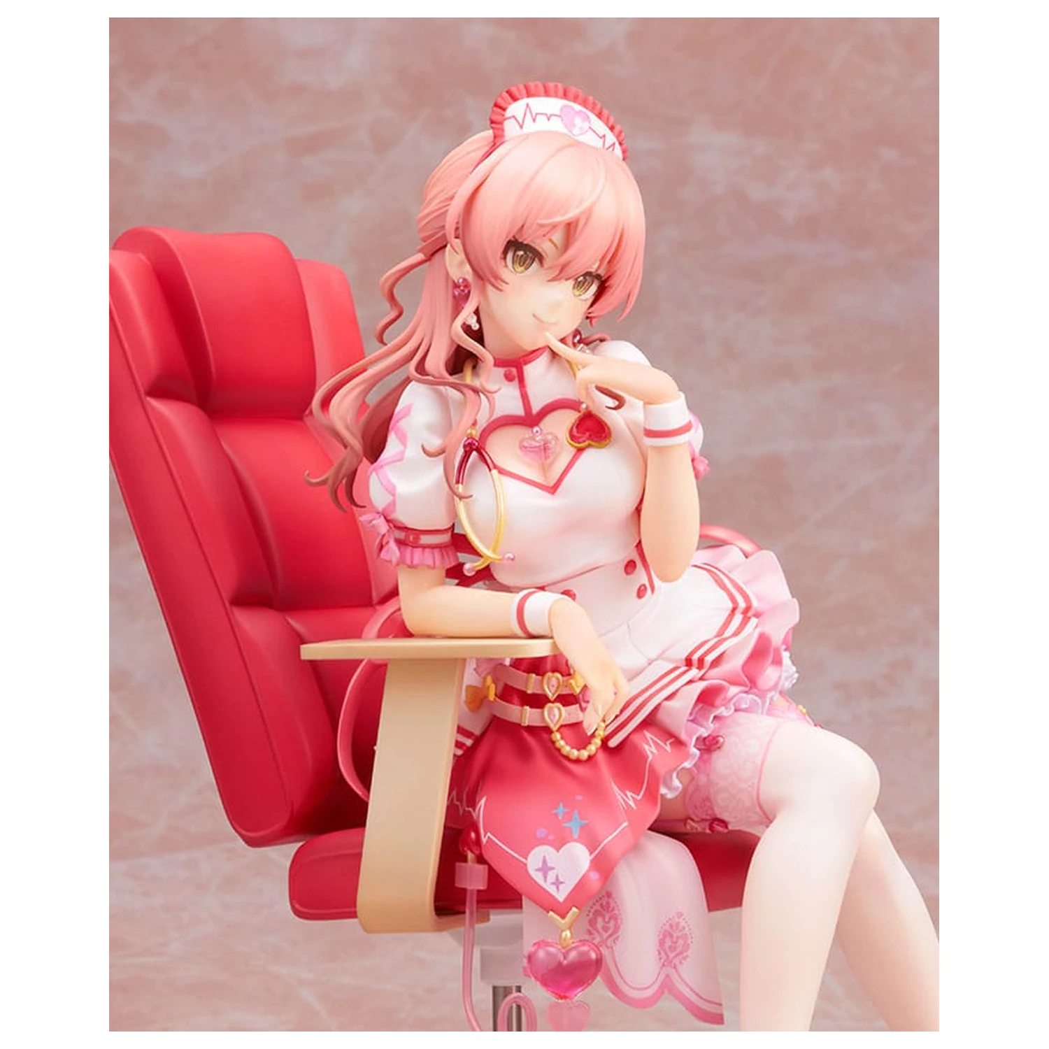 The Idolmaster Cinderella Girls PVC Statue 1/7 Mika Jougasaki Halloween Love Nurse Ver. 20 Zentimeter Produktfoto