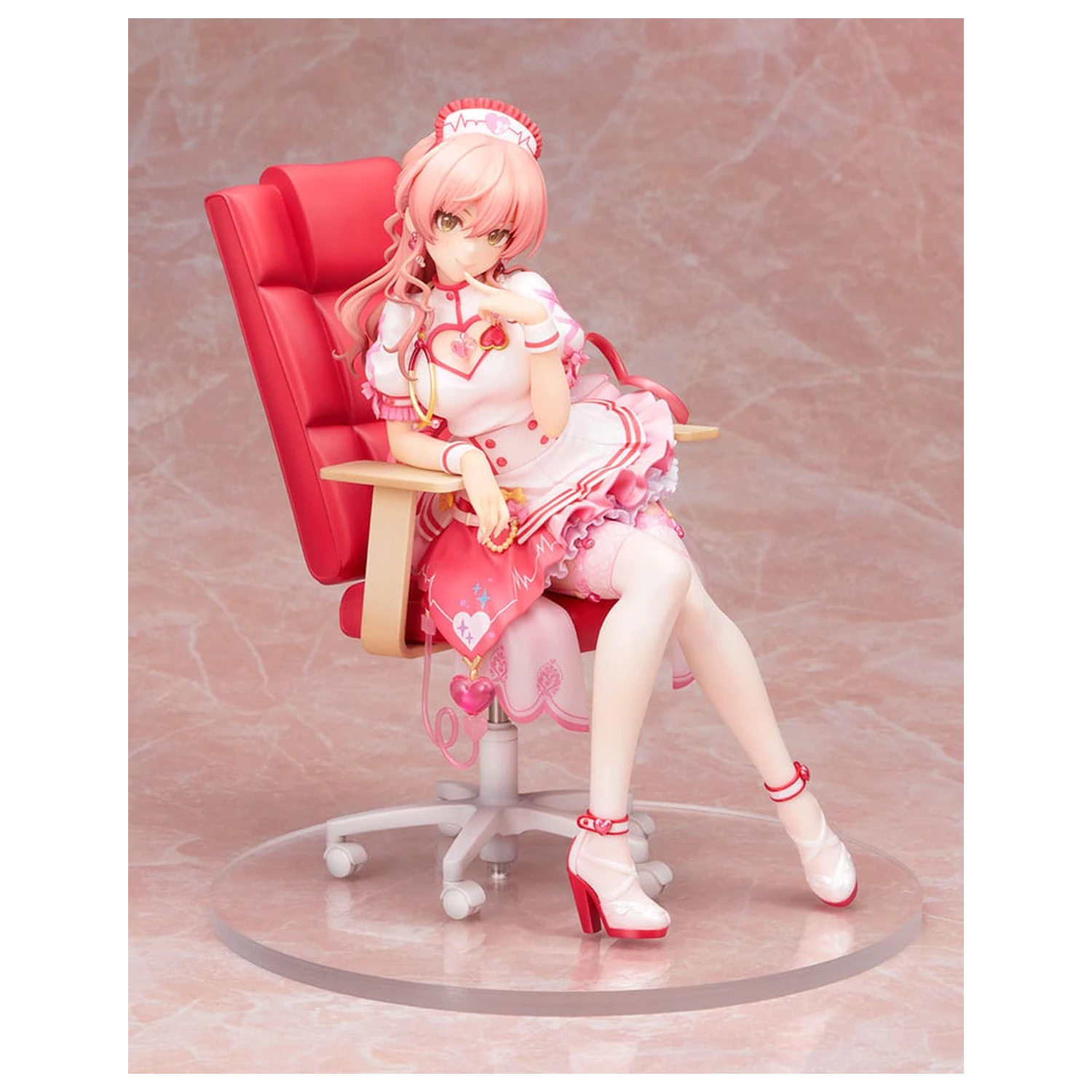 The Idolmaster Cinderella Girls PVC Statue 1/7 Mika Jougasaki Halloween Love Nurse Ver. 20 Zentimeter Produktfoto
