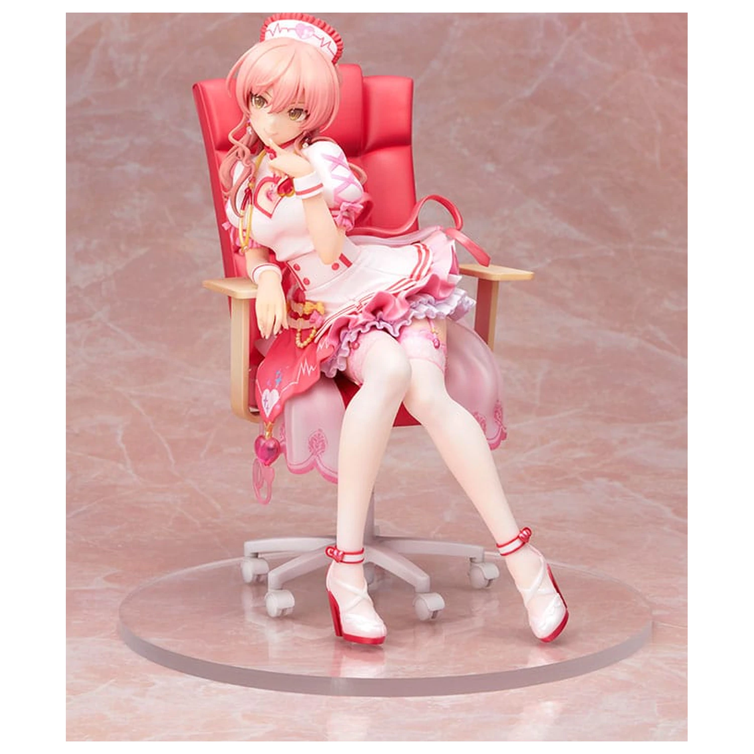 The Idolmaster Cinderella Girls PVC Statue 1/7 Mika Jougasaki Halloween Love Nurse Ver. 20 Zentimeter Produktfoto