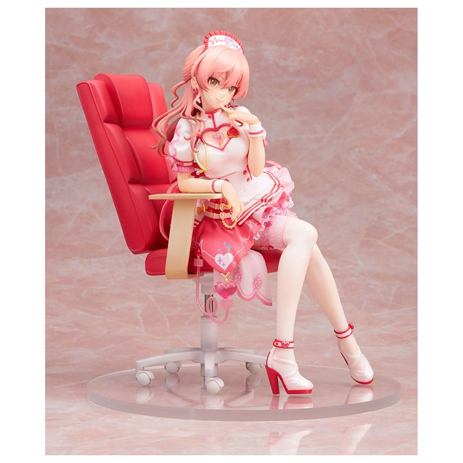 The Idolmaster Cinderella Girls PVC Statue 1/7 Mika Jougasaki Halloween Love Nurse Ver. 20 Zentimeter Produktfoto