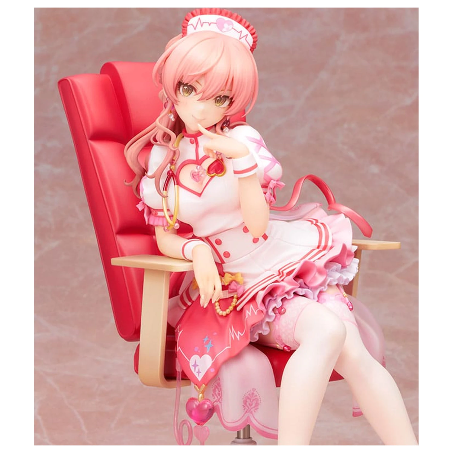 The Idolmaster Cinderella Girls PVC Statue 1/7 Mika Jougasaki Halloween Love Nurse Ver. 20 Zentimeter Produktfoto
