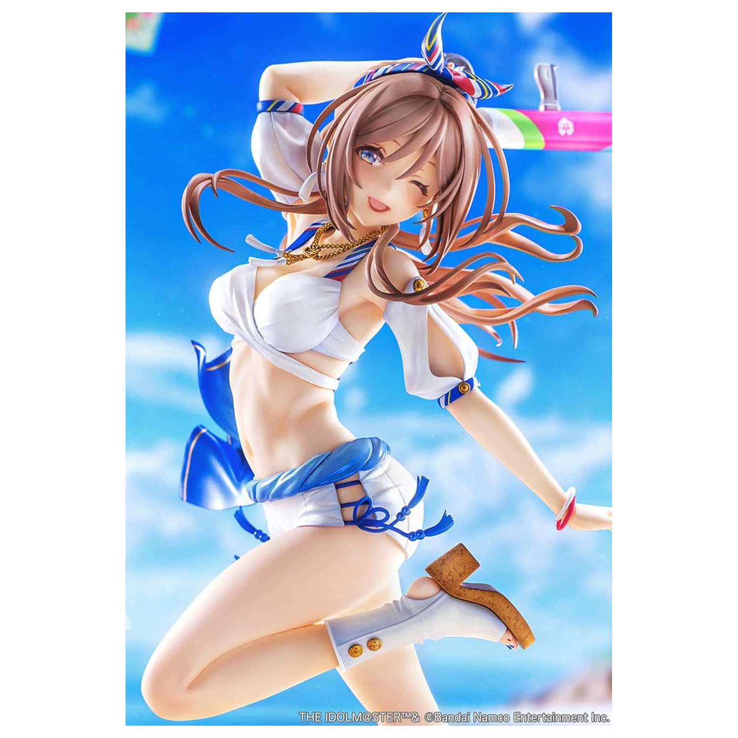 The Idolmaster Gakuen PVC Figur 1/7 Himesaki Rinami Kimi to Semi Blue Ver. 27 cm Produktfoto