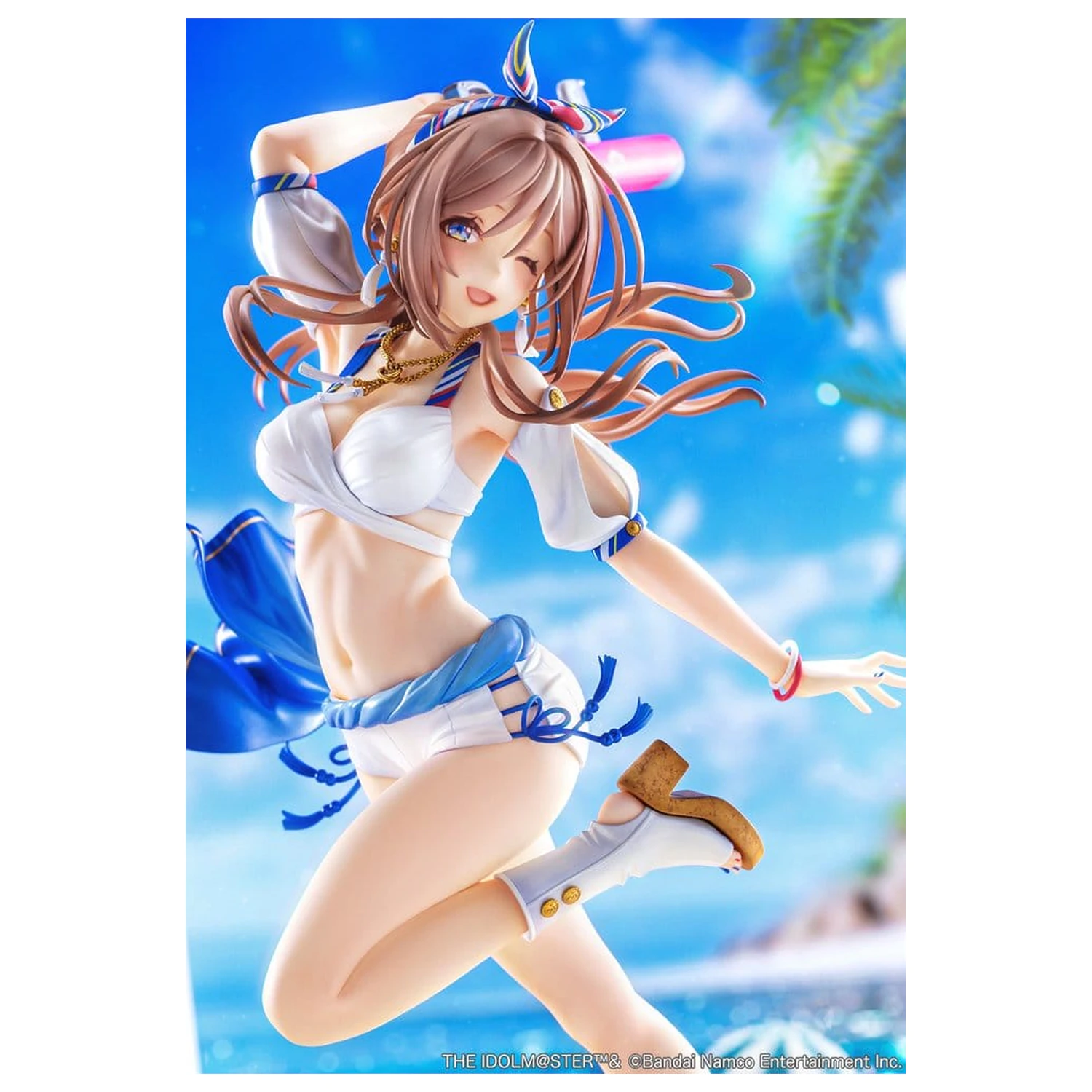 The Idolmaster Gakuen PVC Figur 1/7 Himesaki Rinami Kimi to Semi Blue Ver. 27 cm Produktfoto