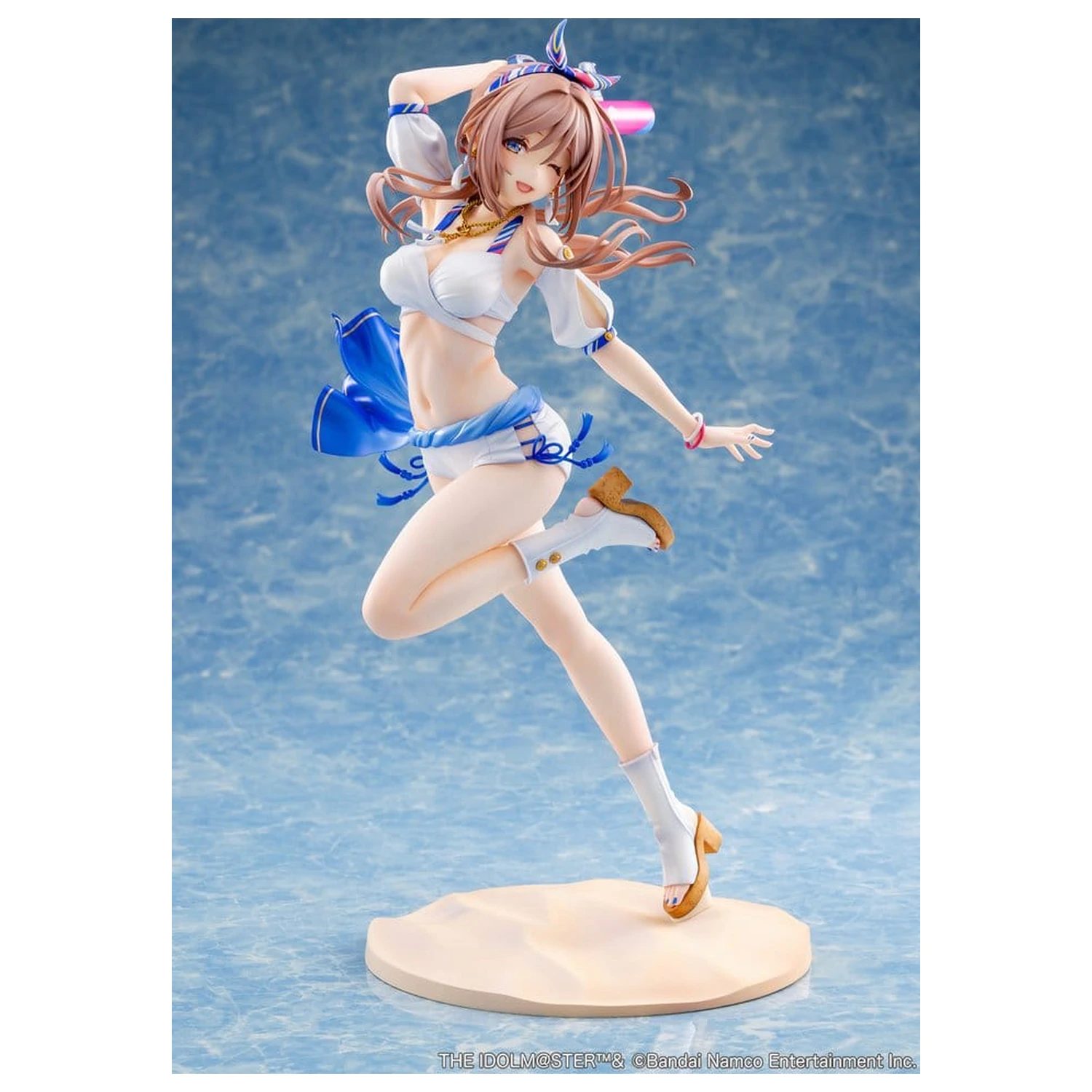 The Idolmaster Gakuen PVC Figur 1/7 Himesaki Rinami Kimi to Semi Blue Ver. 27 cm Produktfoto