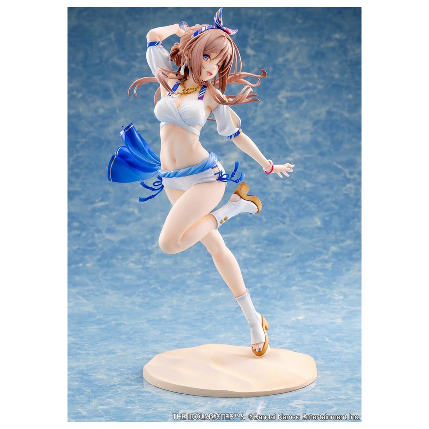 The Idolmaster Gakuen PVC Figur 1/7 Himesaki Rinami Kimi to Semi Blue Ver. 27 cm Produktfoto