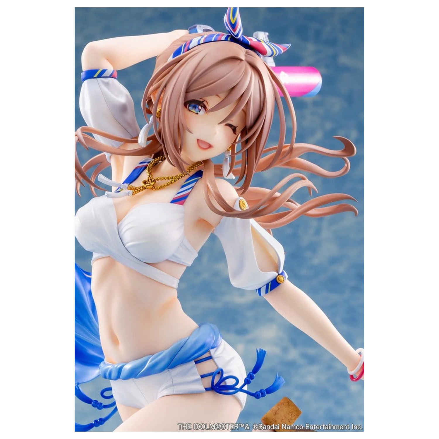 The Idolmaster Gakuen PVC Figur 1/7 Himesaki Rinami Kimi to Semi Blue Ver. 27 cm Produktfoto