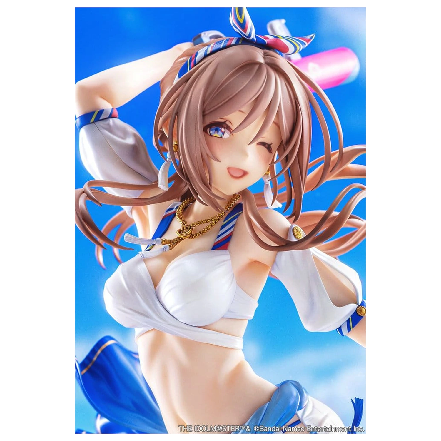 The Idolmaster Gakuen PVC Figur 1/7 Himesaki Rinami Kimi to Semi Blue Ver. 27 cm Produktfoto