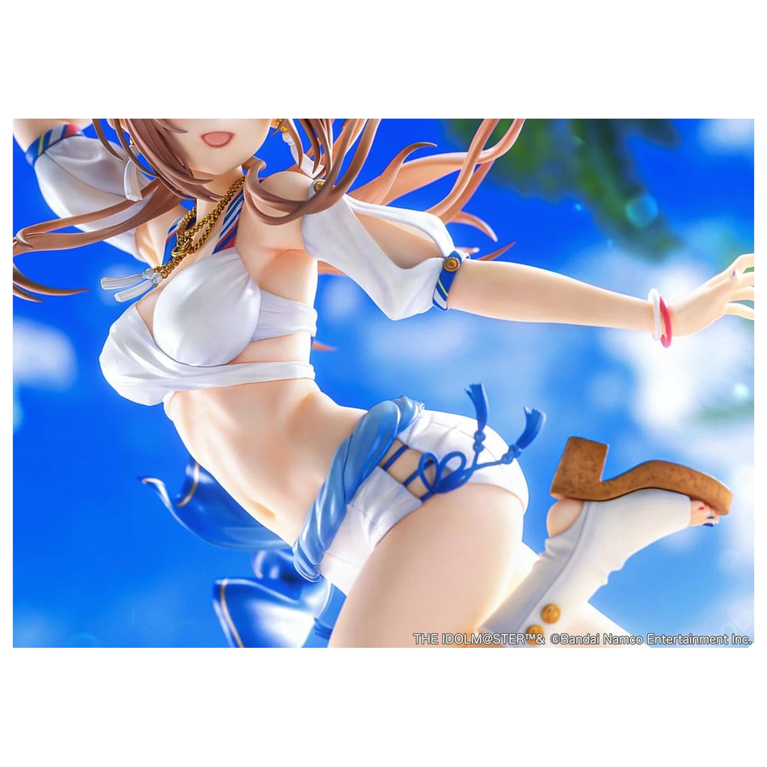The Idolmaster Gakuen PVC Figur 1/7 Himesaki Rinami Kimi to Semi Blue Ver. 27 cm Produktfoto