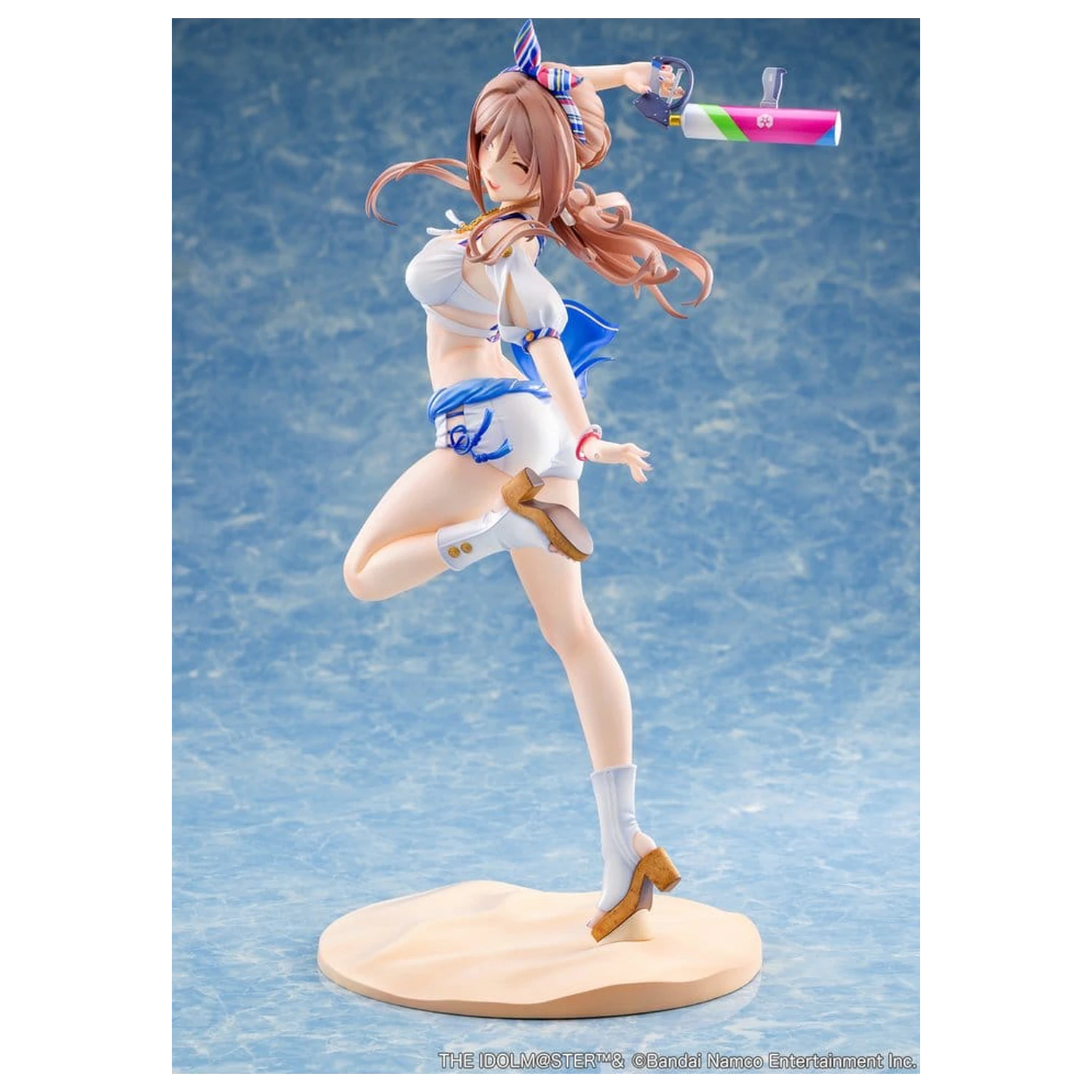 The Idolmaster Gakuen PVC Figur 1/7 Himesaki Rinami Kimi to Semi Blue Ver. With Bonus 27 cm Produktfoto