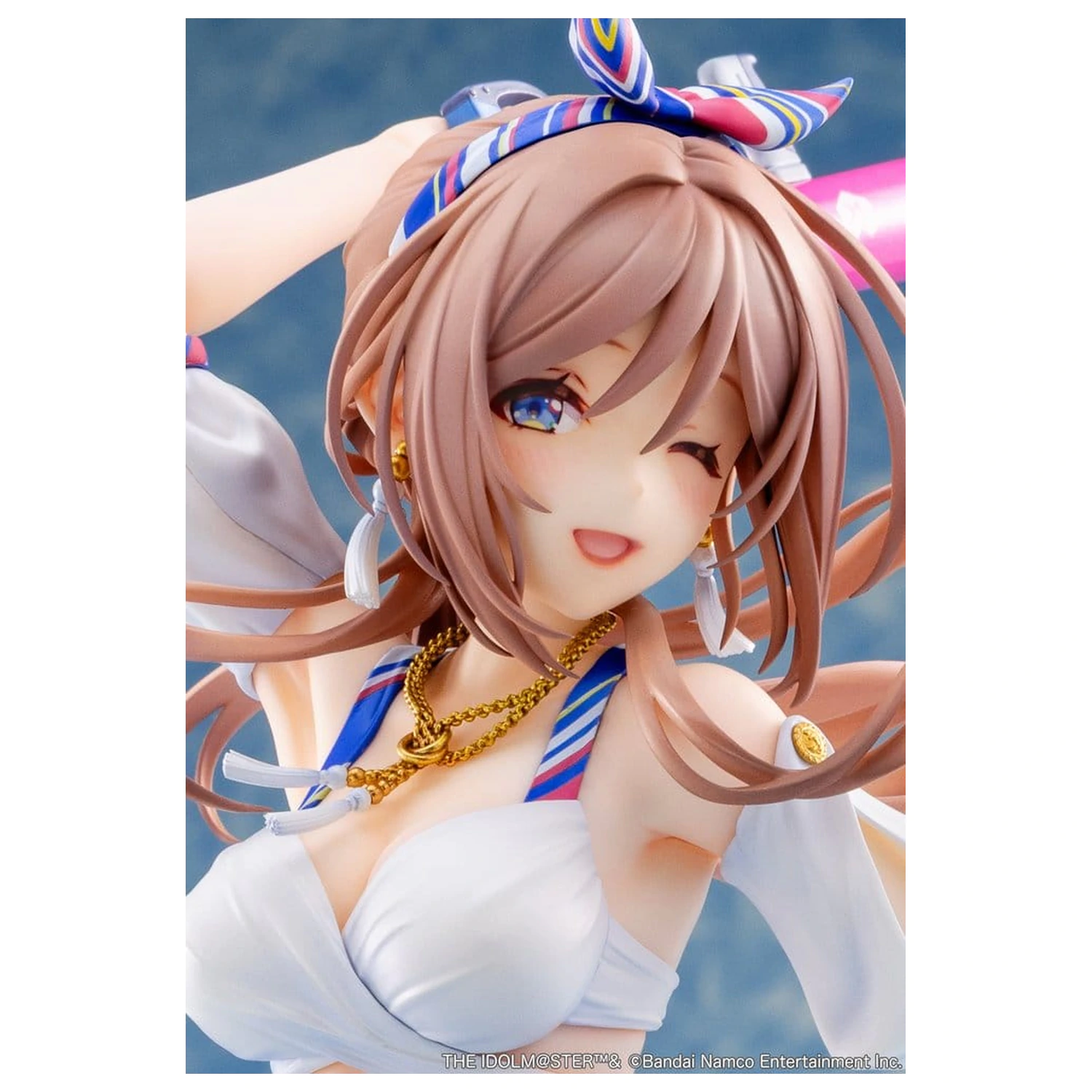 The Idolmaster Gakuen PVC Figur 1/7 Himesaki Rinami Kimi to Semi Blue Ver. With Bonus 27 cm Produktfoto
