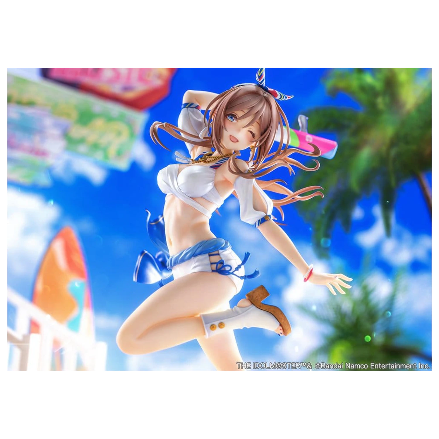 The Idolmaster Gakuen PVC Figur 1/7 Himesaki Rinami Kimi to Semi Blue Ver. With Bonus 27 cm Produktfoto