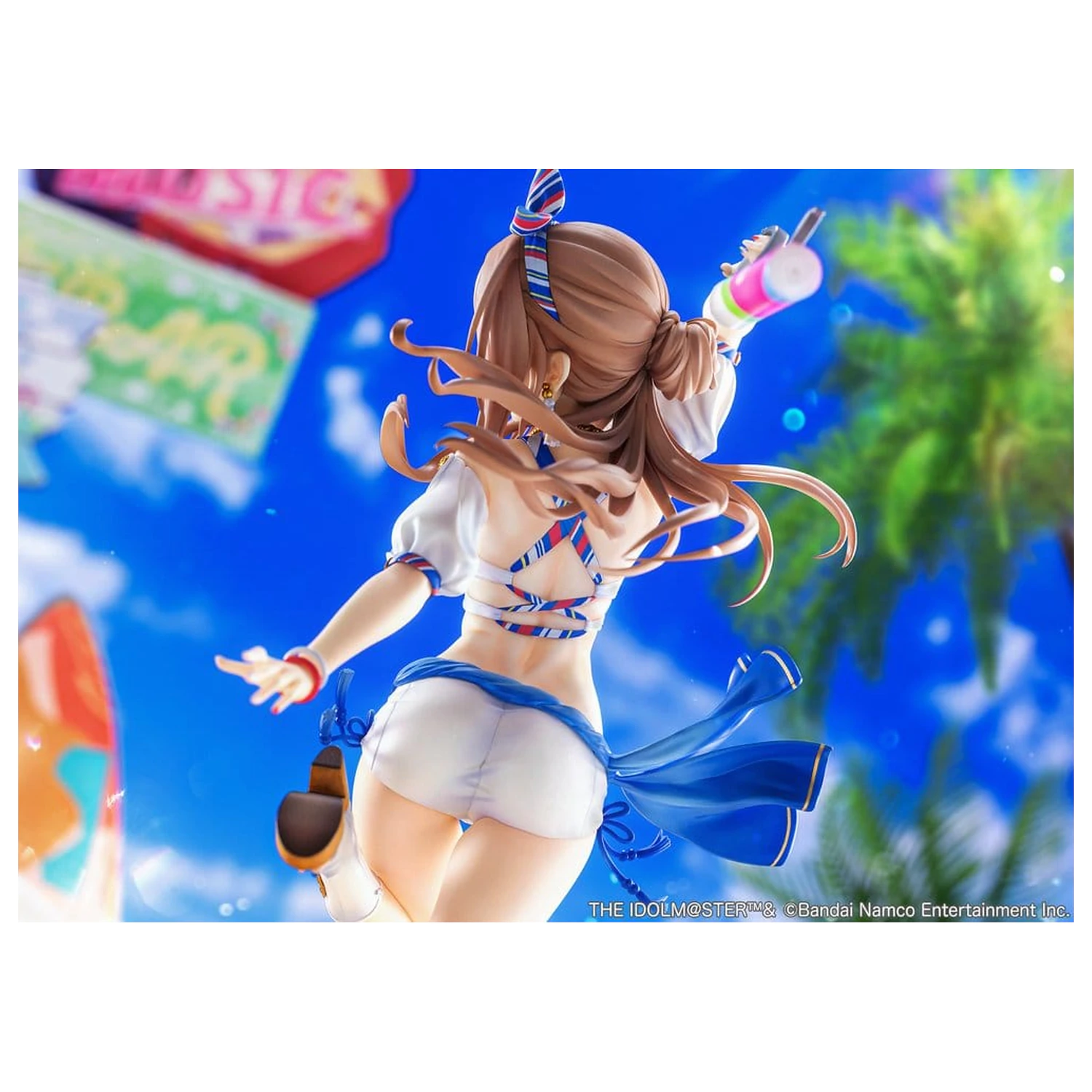 The Idolmaster Gakuen PVC Figur 1/7 Himesaki Rinami Kimi to Semi Blue Ver. With Bonus 27 cm Produktfoto