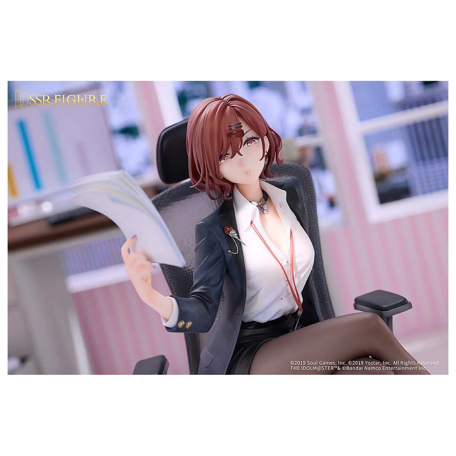 The Idolmaster Shiny Colors x Mahjong Soul PVC Figur 1/7 Madoka Higuchi Effortless Work Ver. 21 cm Produktfoto