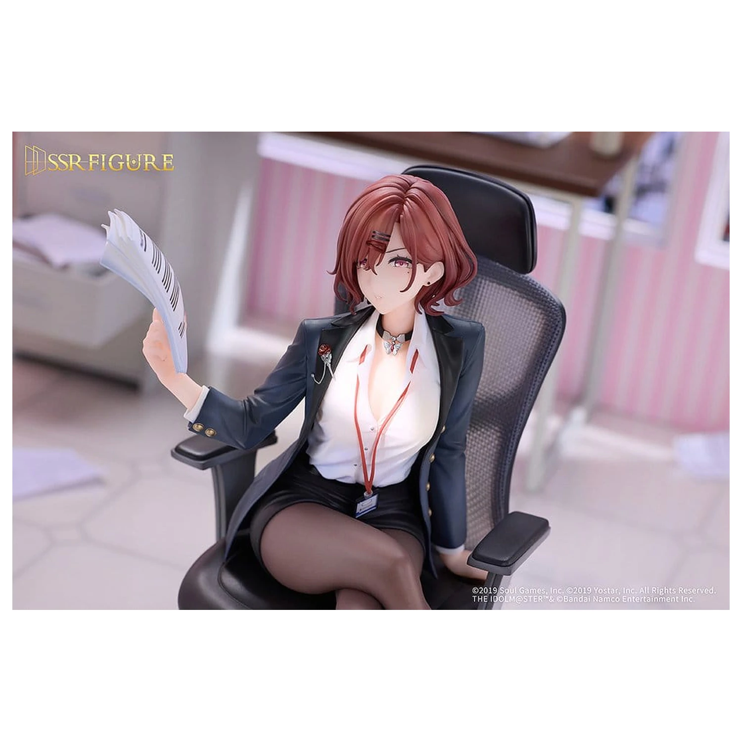 The Idolmaster Shiny Colors x Mahjong Soul PVC Figur 1/7 Madoka Higuchi Effortless Work Ver. 21 cm Produktfoto