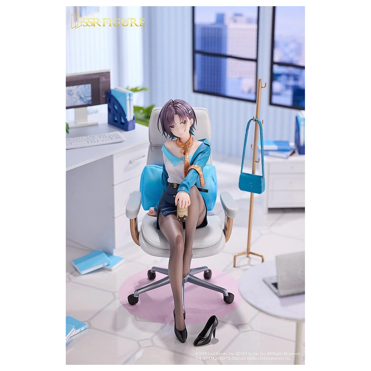 The Idolmaster: Shiny Colors x Mahjong Soul PVC Figur 1/7 Toru Asakura Effortless Work Ver. 21 cm Produktfoto