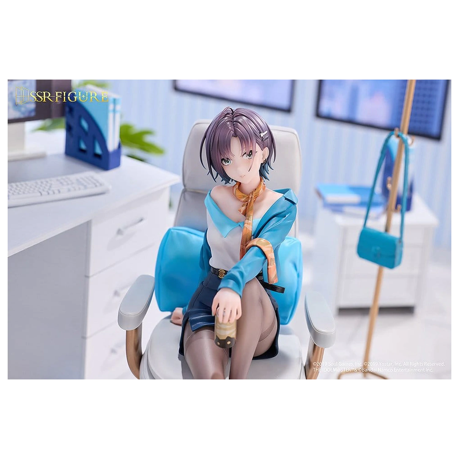 The Idolmaster: Shiny Colors x Mahjong Soul PVC Figur 1/7 Toru Asakura Effortless Work Ver. 21 cm Produktfoto